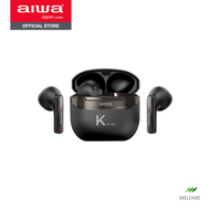 AIWA AT-X80K TWS Bluetooth Earphones หูฟังไร้สายแบบอินเอียร์ น้ำหนักเบา กันน้ำระดับ IPX4