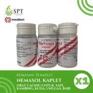 MEDION NEMASOL K 10 KAPLET OBAT CACING SAPI KAMBING KUDA UNGGAS BABI