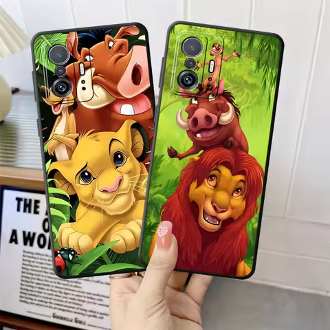 Anime Disney The Lion King Phone Case for Xiaomi 10T 11T 12T Pro 11 12 13 Lite 12X 13 14 Pro Soft Sh