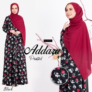 Jubah Printed Ironless 7.0 - EJ STYLE | XS - 5XL PLUS SIZE | Premium Crepe | Nursing Friendly | Read