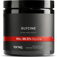 Toniiq1300mg Glycine Supplement-4 Months Supply-Minimum Content 98.5%+Tested-Ultra-High Intensity Bi