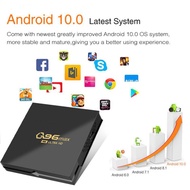 Q96 MAX Smart TV Android 10.0 Amlogic S905L2 Quad Core 2.4G WIFI 4K Set Top Box 8GB 1GB Media Player