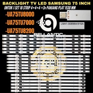 SAMSUNG 75 INCH LED TV BACKLIGHT 75TU8000- 75TU7000- 75TU8200 SAMSUNG 75 INCH LED TV BACKLIGHT