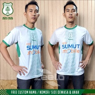PSMS Jersey PSMS Medan Terbaru 2025/2026 Premium Dewasa & Anak Jersey Custom Nama Nomor