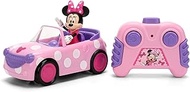 Jada Toys RC Minnie Mouse Roadster (14 cm, 1:32) - Remote Controlled Disney Car with 2.4 GHz, up to 