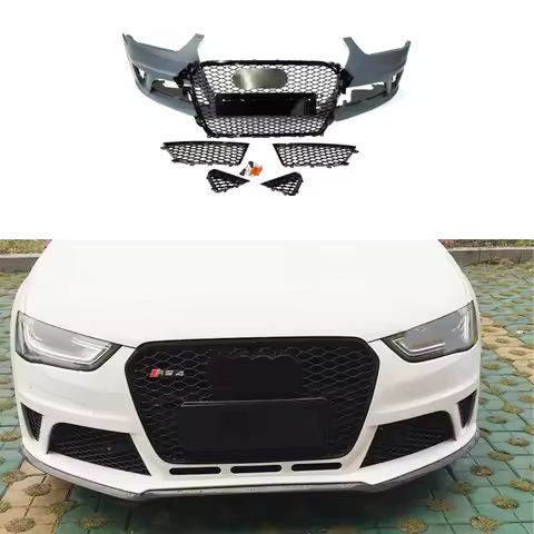 Car Front Bumper RS4 Body Kit for Audi A4 B8.5 2013-2016 Facelift RS4 Front Bumper Audi A4 B8.5 Body