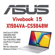 華碩 - Vivobook 15 X1504VA-CS5048W [ i5-1355U / 16GB / 512GB SSD / 15.6" FHD]