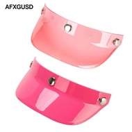 [AFXGUSD] Face Shield  Snap Visor Helmet Peak Shield Open Helmet Visor for 3/4 Open Face Helmets
