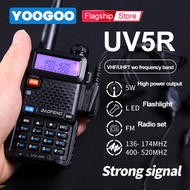 YOOGOO Original Baofeng 5W UV-5R VHF 128 Channel Walkie-talkie Hunting Radios Dual Band UHF Two-Way 