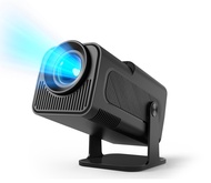 HY320 Portable Auto Keystone Projector,FHD 1080P Smart Projector Support 10000 Lumens with WiFi 6, B