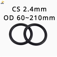 [JC] Nitrile O-Ring OD60~210mm * CS2.4mm Black High Temperature Resistant Rubber Waterproof Ring O-R
