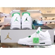 Jordan 4 Metallic White Shoes