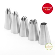 New 1M 2F 2D 6B 2A nozzle tip for cake icing, buttercream, pastry decoration  Muncung Nozzle Baru 1M