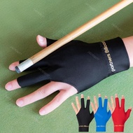 2pcs Durable Three Fingers Billiard Glove Anti-slip Breathable Snooker Glove Elastic Fitness Accesso