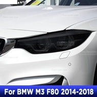 For BMW M3 F80 2014-2018 Car Exterior Headlight Anti-scratch Front Lamp Tint TPU Protective Film Repair Accessories Sticker