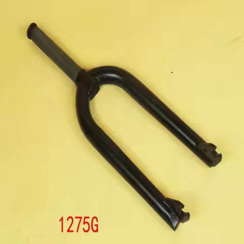 BMX Front Fork, Bicycle Front Fork, Vertical Tube 155Mm, 20-Inch Street Bike Action, High Carbon Ste