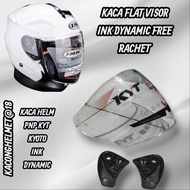INK DYNAMIC Helmet Glass Flat visor ink dynamic free ratchet visor