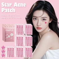 Large Size Combination Acne Patch Pink Star Facial Mark Acne Acne Concealer To Cover A0g1