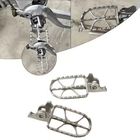 Motorcycle Accessories Steel Foot Pedals For Kawasaki KX250 KX250X KX250F KX450 KX450X KX450F 2006 2