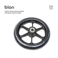 Bion Wheelchair Front  Wheel Only | Wheel with rim for replacement 1pc (For self-repair)