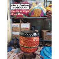 Cheap lion danceClear size 40cm x 40cm (with stick included)