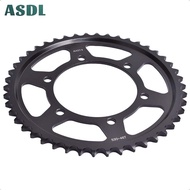 ASDL 530 46T เฟืองเหล็กมอเตอร์ไซค์ความแข็งสูงสำหรับยามาฮ่า FZ6อุปกรณ์มอเตอร์ไซค์