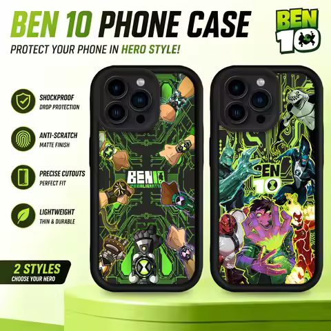 Anime B-BEN 10 Hero TENNYSON Cyberpunk Cool Case for IPhone 17 Air 16 16E 15 14 13 12 11 Pro Max X X