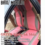 Cover Jok Mobil Brio Fullset Bahan Oscar Griya Jok Mobil