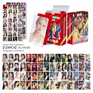 124Pcs Lomo Cards BABYMONSTER Album Holographic HD Printd Photocards RUKA AHYEON ASA CHIQUITA PHARIT