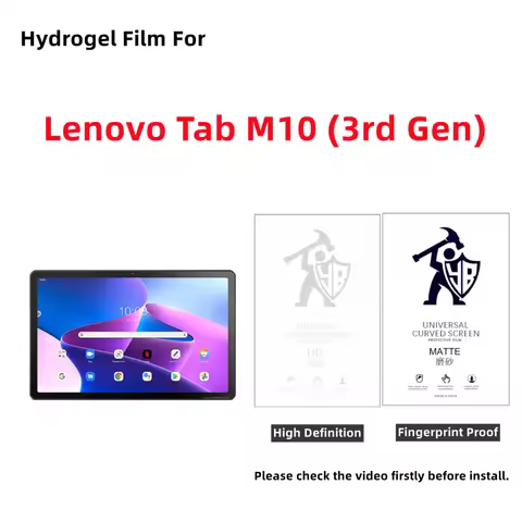 2pcs HD Tablets Hydrogel Film For Lenovo Tab M10 (3rd Gen) Matte Screen Protector For Lenovo Tab M10