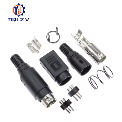 New High Quality 3Pin/4Pin Kycon Power DIN Plug For TFT LCD Flatscreen TV 12/24V DC Supply Adapter C