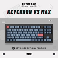 Keychron V3 Max TKL 80% Layout Hot-Swap Custom RGB South Facing PCB QMK VIA Bluetooth Full Build Key