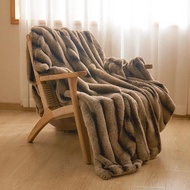 cod Class A rabbit fleece blanket quilt winter thickened milk fleece office nap sofa blanket comfort