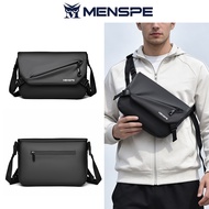 MENSPE Mens Bag Shoulder Messenger Bag Waterproof Sling Crossbody Bag Business Bag Multi-Layer Pocke