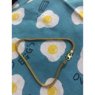 Gold 916 bracelet/Gold 916 Beaded Universal bracelet