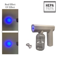 Mini Disinfectant Spray Gun Handheld Wireless Fog Blue Light Nano Spray Disinfectant [READY STOCK] [LOCAL]