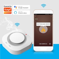 Tuya Wifi Smoke Detector Sensor 80DB Alarm Fire Smart Smoke Detector Wifi Fire Protection Home Secur