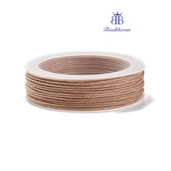 1roll Braided Nylon Threads Dyed Knotting Cord for Chinese Knotting Crafts and Jewelry Making PeachP