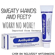 Antihydral (70g) Hands and Feet Anti-Perspirant Cream [Imported from Germany]