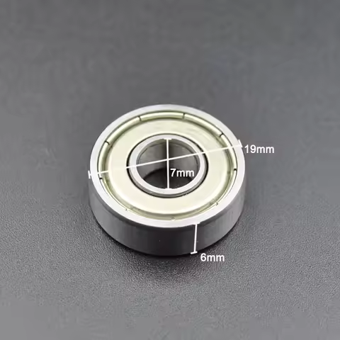 10pcs 607ZZ 7*19*6mm Deep Groove Ball Bearing 607 2Z ZZ DDU 2RS 7mm Bore Chrome Steel Miniature Bear