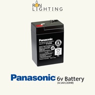 Panasonic 6v 4.5ah Rechargeable Battery Seal Lead Acid Battery for UPS Autogate Alarm Backup gp Toy Car Motor Bateri电门电池