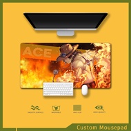 One piece Mouse Pad extended cute 600x300 Ace Mousepad large Gaming mouse pad Anime Keyboard pad Mouse mat Desk pad mousepads