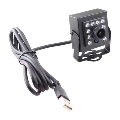 2MP Full HD 1080P IR Led Day Night Vision Webcam UVC Plug Play Driverless USB Camera with Mini Case