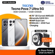 TECNO Pova 7 Ultra 5G Smartphone | 8+256GB | 144Hz 1.5K AMOLED | Dimensity 8350 Ultimate Chipset