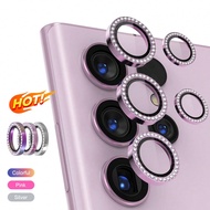 1 ชุด, เลนส์กล้องป้องกันแฟลช, กระจกนิรภัย 9H วงแหวนโลหะกล้องฟิล์มกันรอยหน้าจออุปกรณ์เสริมตกแต่ง, เหม