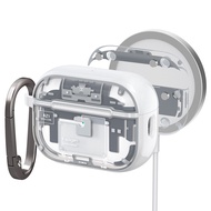 SPIGEN Case for AirPods Pro 2nd Gen [Ultra Hybrid Mag Fit: Zero One] Hybrid Polymer Technology Dual 