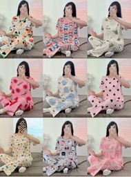 WELOVE345-NEW Korean Terno Pajama Sleepwear for Women Freesize:M-XL