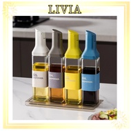 LIVIA Glass OIL Bottle/ OIL Storage Container OIL CAN Glass Bottle Aesthetic OIL Container
