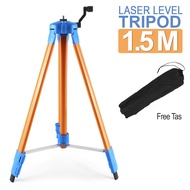 Tripod Laser Level Panjang 15 Meter Stand Holder-Tripod15m