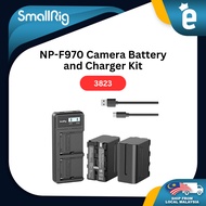 SmallRig NP-F970 Battery Charger Set for Sony NP-F970 Battery, Double Slot Charger with LCD Display 